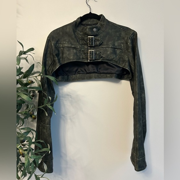 Jaded London Ultra Cropped Assassin Jacket - Picture 2 of 4